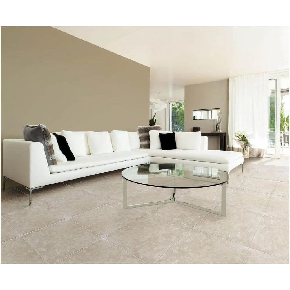 Sonoma Beige 16 in. x 16 in. Ceramic Floor and Wall Tile (10.76 sq. ft. / case) by TrafficMaster - Image 4