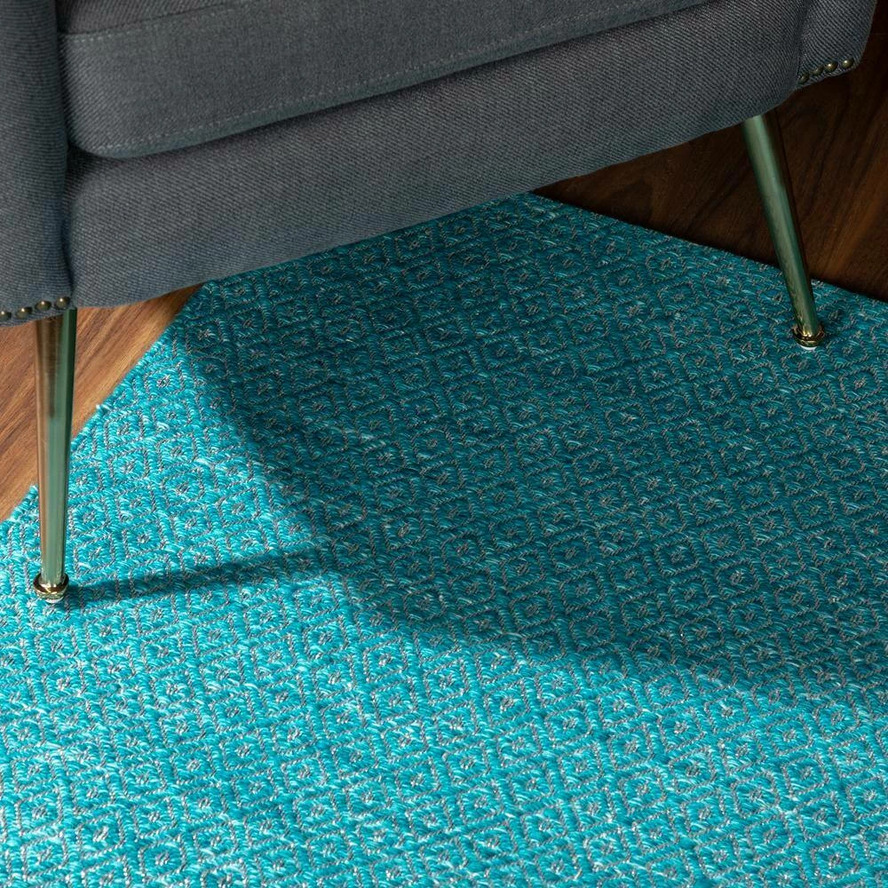 Cruz 1 Teal 2 ft. x 3 ft. Area Rug by Addison Rugs - Image 3