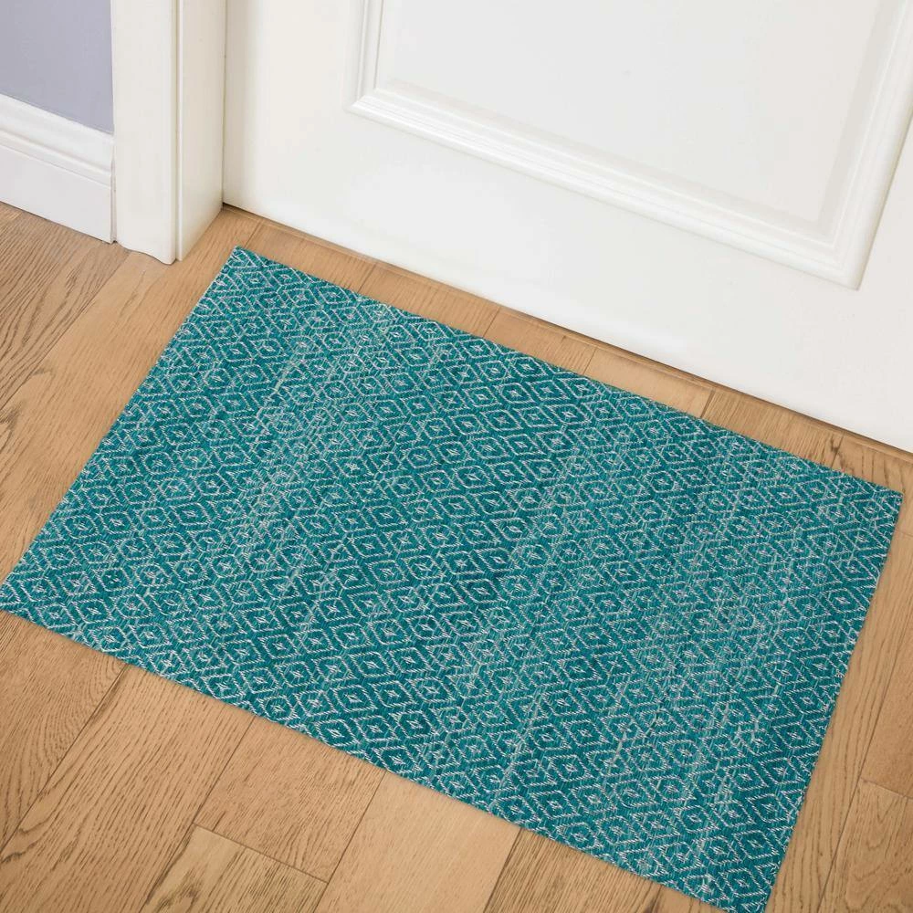 Cruz 1 Teal 2 ft. x 3 ft. Area Rug by Addison Rugs - Image 11