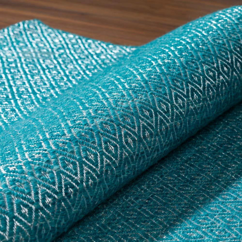 Cruz 1 Teal 2 ft. x 3 ft. Area Rug by Addison Rugs - Image 8
