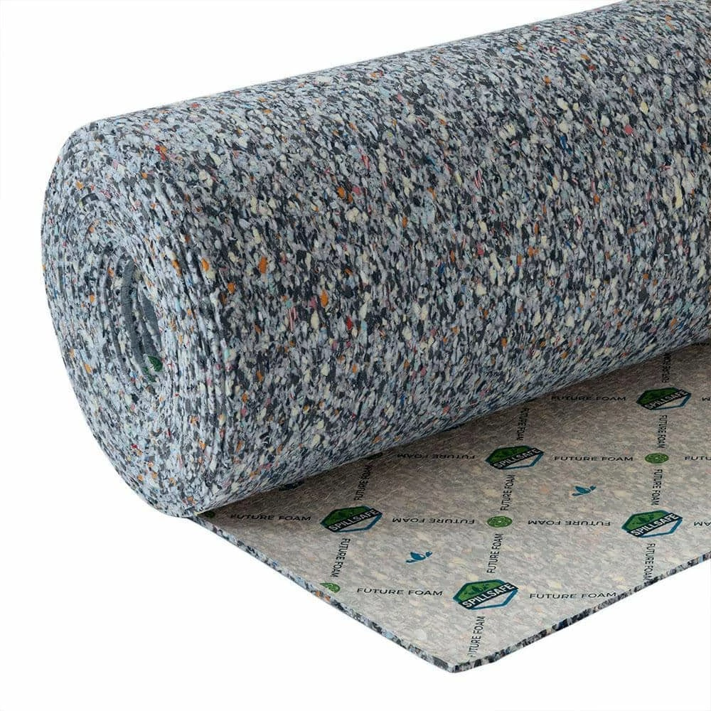 6 - 7/16 in. Thick 6 lb. Density Rebond Carpet Pad with Moisture Barrier by TrafficMaster