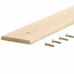 Unfinished 3/8 in. x 3 in. x 72 in. Hardwood Seam Binder by TrafficMaster