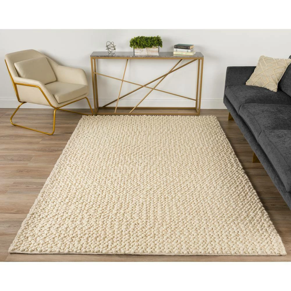 Samson 1 Vanilla 8 ft. x 10 ft. Area Rug by Addison Rugs - Image 11