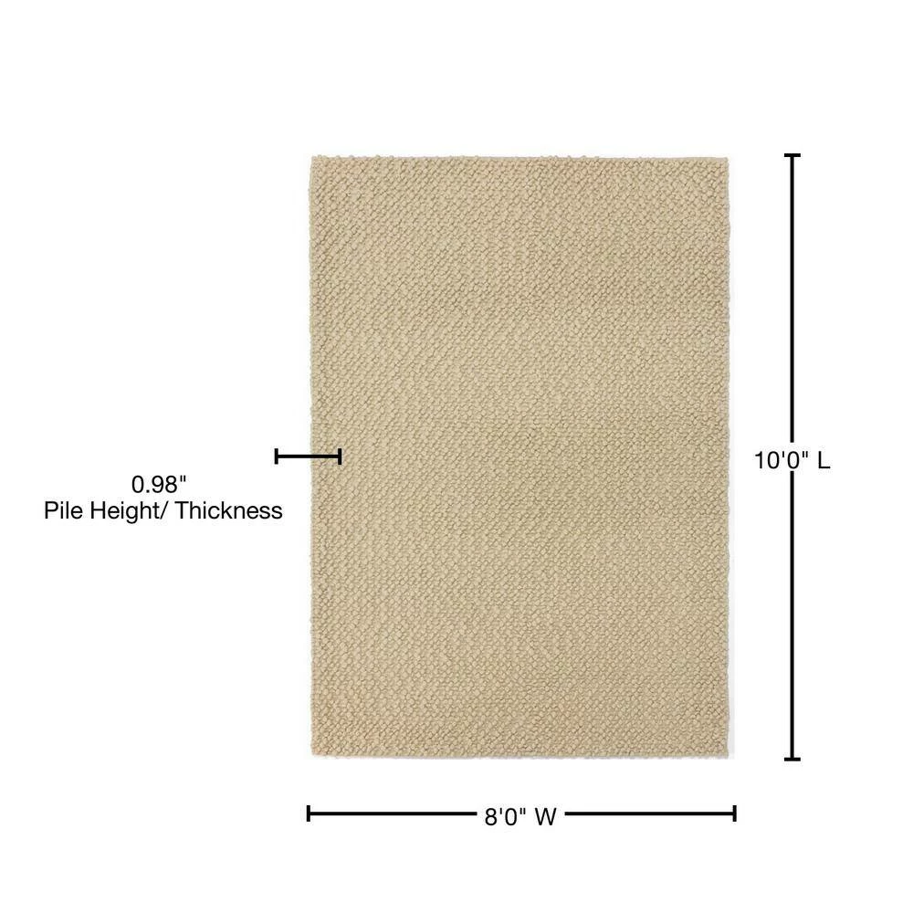 Samson 1 Vanilla 8 ft. x 10 ft. Area Rug by Addison Rugs - Image 10