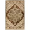 Freya 1 Walnut 7 ft. 6 in. x 9 ft. 8 in. Vintage Medallion Indoor Area Rug by Addison Rugs
